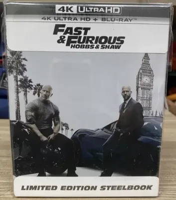 มือ1 Fast&Furious - Hobbs&Shaw/4K Steelbook