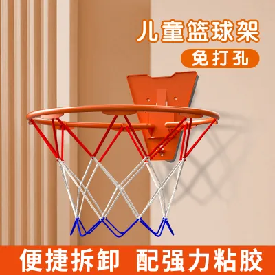 Silent No-Drill Wall Mount Basketball Hoop