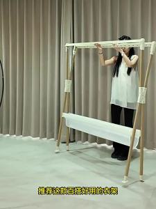 MINGZHI | Folding & Telescopic Indoor Clothes Drying Rack