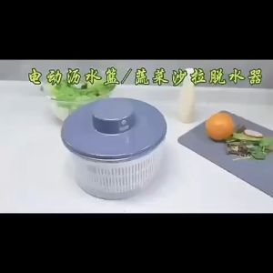 3L Electric vegetable salad spinner lettuce leaf vegetable dehydrator multifunctional USB rechargeable kitchen tool