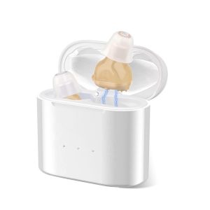 Máy Trợ Thính Vô Hình Có Thể Sạc Lại Dành Cho Người Cao Tuổi Bộ Khuếch Đại Âm Thanh Mini Không Dây Thiết Bị Nghe Cho Người Cao Tuổi