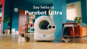 (Same Day Delivery) PETKIT PUROBOT ULTRA - Auto Waste Packing System with AI Powered Camera Automatic Cat Litter Box