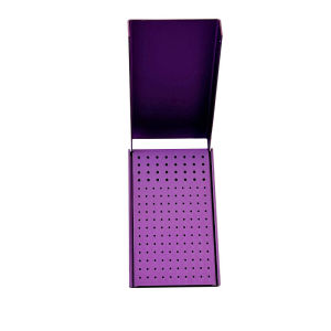 JNSUR 152 Hole Dental Bur Disinfection Box Autoclavable Endo File & Gutta Percha Point Organizer Dental Burs Files Holder