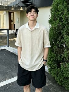 OUMULONG | Breathable Stylish Linen Polo Shirt