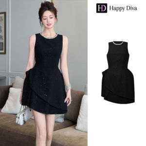 Happy Diva ชุดราตรียาวสีดำสำหรับงานแต่งงานและงานเลี้ยงอย่างเป็นทางการ 9026