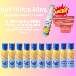 Skeencare Peeling Lotion Extra Strength - Buy Bundle of 10pcs Get Free 1 Lemon Tawas CreamHydrating Sunscreen