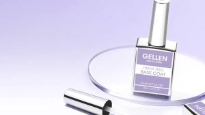 20ml Nail Gel Base and Top Coat Set Ultra Glossy Long Lasting Clear Nail Polish No Wipe Soak Off Curing Needed Easy DIY Manicure