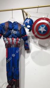 🇵🇭 The Avengers Superhero Captain America Thor Iron Man Cosplay Costume For Kids Boy Baby Terno