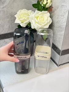 ⚑1Pcs Transparent Portable Toothbrush Toothpaste Storage Case For Family Travel Outdoor Business Trip Use