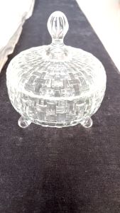 Crystal Glass Serving Bowl | Bekas Kaca Buah Kurma