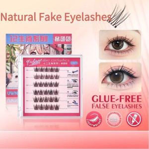 3D Natural Fake Eyelashes No Need Glue Fake Eyelashes Reusable Self Adhesive Lashes Extension 12 Chinese Zodiac Series