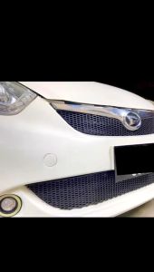 Perodua Myvi SE 2008 FACELIFT Ready Cut Honeycomb Grill Full Set Top Bottom