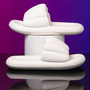 รองเท้าแตะแบบสวมลำลองสำหรับใส่ในบ้าน EVA สำหรับคู่รัก รองเท้าแตะแบบสวมส้นแบน ทรงบาง สำหรับผู้ชายและผู้หญิง