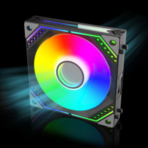 3 Pack Silent Computer Fan No Wire Connection PC Case CPU Coolers Support 4-Pin PWM Control 12CM 5V 3Pin ARGB for Radiator/CPU Cooler/Computer Case