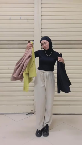 Blazer Wanita Korea / Blazer Bahan Scuba Korean Style Terlaris