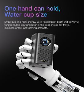 FintexPro S30MAX: A Portable Projector Smart TV for Your Home Entertainment