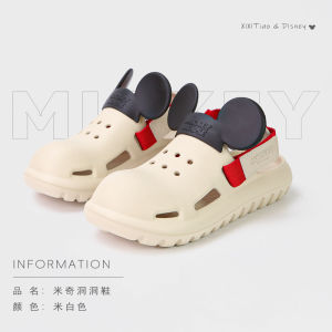 EVA Beach Sandals Slippers Mickey Holiday Head Cover Japanese Style Popular Clog Shoes Women Summer Open Toe Comfortable Home Slippers