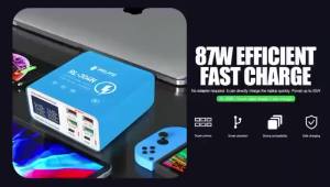 ADAPTOR SMART CHARGER RELIFE RL-304N FAST CHARGING 87W PD+QC3.0 6 PORT USB