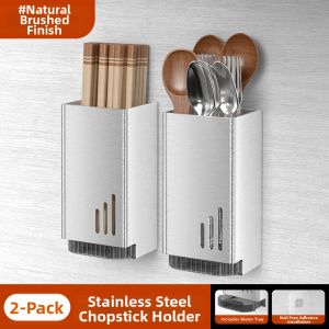 WEIMEIYUAN | Wall Mounted Stainless Steel Utensil Organizer