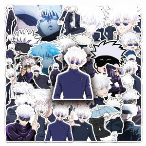 Bandai | Anime Jujutsu Kaisen Satoru Gojo Bộ Hình Dán-10/30/50 Chiếc Chống Nước Hoạt Hình Graffiti Cho DIY Ván Trượt Điện Thoại Máy Tính Xách Tay
