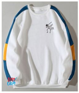 Sweater Crewneck Pria Jumbo Big Size XL XXL XXXL XXXXL XXXXXL Cewek dan Cowok Premium Fleece Tebal Jumbo 3XL 4XL 5XL