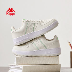 Kappa Womens Retro Thick Bottom Sneakers Spring New Style Casual Cross Strap Waterproof Platform Casual Shoes for Couples