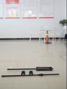 Double-Sided Poster Banner Tripod Stand