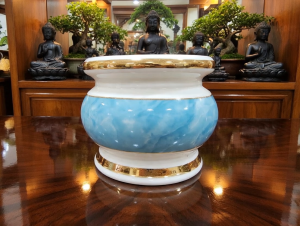Bát Cắm Hương Chất Liệu Đá Cao Cấp Bát Nhan Thờ Cúng Đặt Bàn Thờ Thần Tài Gia Tiên