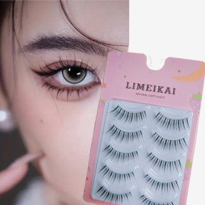 การจำลองการลับคม สบาย ความปรารถนาอันบริสุทธิ์ในการเลียนแบบการแต่งหน้า สไตล์มังงะ ขนตาปลอมก้านบาง โปร่งใส บาง