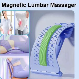 Magnetic Therapy Lumbar Stretcher Acupuncture Massage for Back Pain Relief and Spine Posture Correction