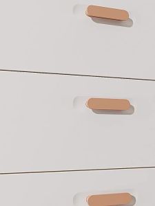 Japanese Style Minimalist Small Drawer Storage Cabinet For Living Room Bedside Sofa Side Large Capacity No Assembly Required