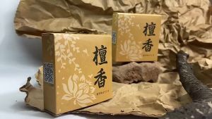 80g Agarwood Handmade Essential Oil Soap Sophora Ginseng Cleansing Soap Bath Soap Brightening Moisturizing Antibacterial Anti-acne 沉香檀香精油手工皂
