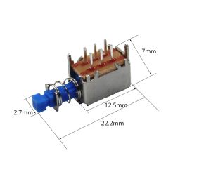 Công Tắc Bật Tắt 6 Chân SPPJ222200 ( Công Tắc Giữ 6 Chân)