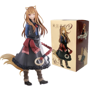 Bandai | New Spice And Wolf Horo PVC Anime Action Figures Model 17CM Collection Ornament Anime Cartoon Model Toy Gift