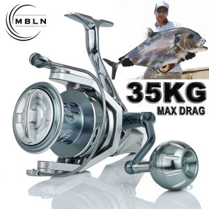 MBLN Brand35kg/77lb Max Drag90% Full MetalLarge Sea Spinning Fishing ReelDurable Saltwater Surfcasting Corrosion Resistant