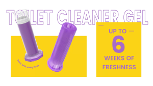 HYPER CLEAN Toilet Bowl Flower Cleaning Gel |Toilet Deodorant Gel | Aroma Toilet Cleaner Prevents Stains Antibacterial