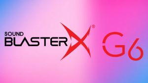 CREATIVE SOUND CARD Sound Blaster G6 External USB Sound Card -  ซาวด์การ์ด USB DAC/Amp