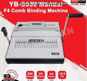 ValueScan YB-S980 Heavy Duty Comb Binding Machine Binding Machine Comb Binding