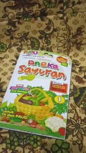 Buku Mewarnai Anak Paud & TK Aneka Sayuran Original