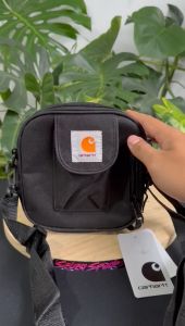 Slingbag Carhartt import / tas slempang Carhartt premium quality Tas Selempang Bahan Fabric Slingbag Warna Cream Navy Hijau Tas Import Ukuran Kompak - Lazada