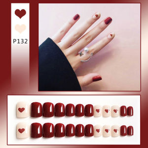 DazHom 【Local Delivery】🎁 Online Celebrity Light Luxury Pure White Solid Color Nude Wearing A Detachable 24-piece Single Delivery Kit