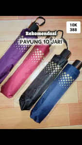 PAYUNG LIPAT 10 JARI MOTIF SIMPLE MUAT UNTUK 3 ORANG