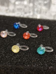 Sweet Style Transparent Resin U-Shaped Invisible Ear Bone Clip Earring for Women without Piercing Required