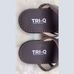 TRIQ SANDAL SELOP SLOP KULIT PRIA CASUAL COKLAT HITAM