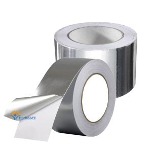 Băng keo bạc nhôm chịu nhiệt chống cháy chống thấm chống gió độ bám dính chắc bền (cuộn 4.8cm x 25m) - Bảo hộ Thinksafe