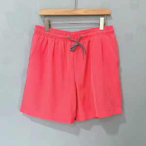 Mens Swimming Sport Pants Ice Silk Casual Running Beach Shorts Double Layer Elastic Comfortable Swimming Shorts Polyester Fiber