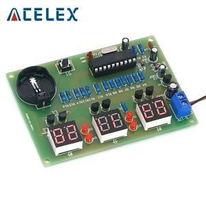 AT89C2051 6 Bits Digital Clock Kits Electronic Clock Electronic Production Suite DIY LED Clock Kits