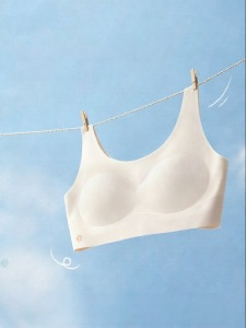 Q21 | Elastic Breathable Girls Bra Second Stage Development Sport Top