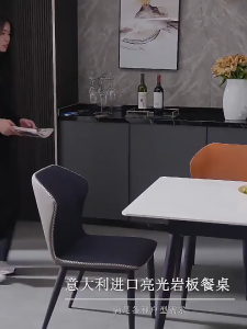 Foldable Dining Table Set Liz White Gloss Dining Table Sintered Stone Dining Table Expandable Dining Table HDB