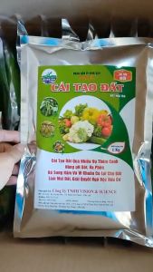 CẢI TẠO ĐẤT Cải Tạo Đất Chai Cứng Bạc MàuTơi Xốp Đất Tăng Độ Mùn - 1KG